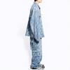 Balenciaga All Over Logo Oversized Denim Jacket 681690TJW904200
