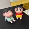 Trendy Shin-chan Anime Car Ornament & Phone Holder Toy Figure