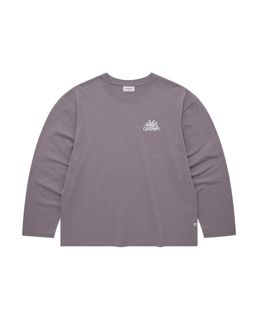 COVERNAT Rising Sun Graphic Long Sleeve Purple