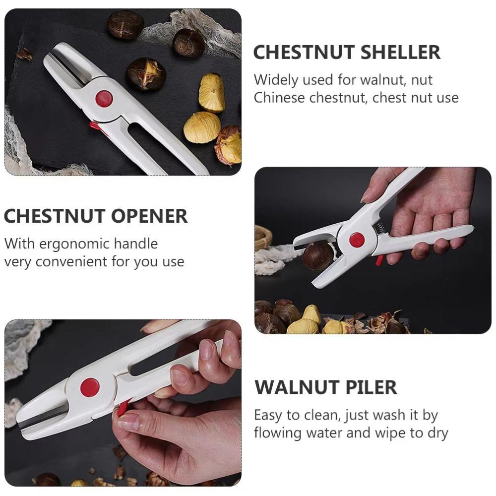 Ergonomic Handle Chestnut Sheller Non-slip Nutcracker Tool Chestnut Cracker Kitchen Gadgets