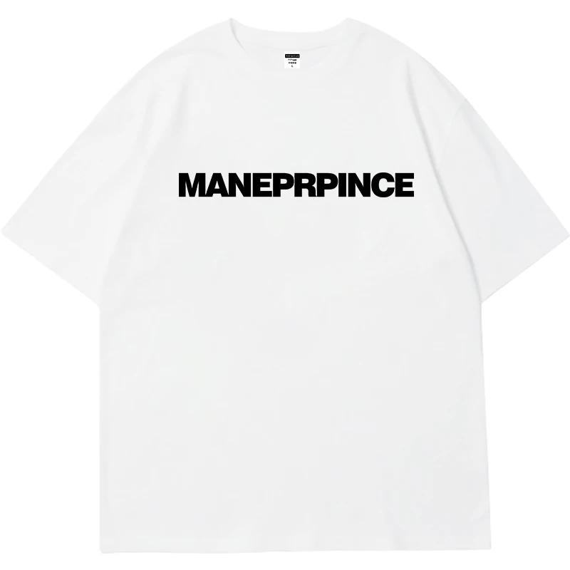 

Футболка с принтом букв, повседневная, с круглым вырезом, коротким рукавом, удобная, 100% хлопок, для мужчин и женщин, летняя, модная, трендовая футболка XXXXXL чёрный