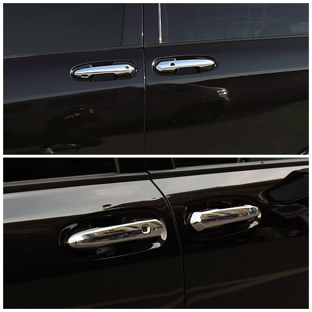 For Toyota Sienna XL40 4th 2024 2024 Exterior Part Refit Side Door Handle Cover Trim Protect Gaps Anti Scratch Carbon Sticker