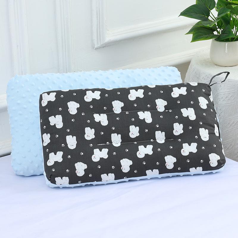 Children Infants Baby Cartoon Pure Cotton Doudou Velvet Sleep Pillow Kindergarten Washable Cervical Vertebra Protect Kids Pillow