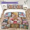 Magic Cardcaptor Sakura Pillowcase & Duvet Cover Set Anime Themed Bedding for Bedroom Decor Great Gift for Fans.-Xin