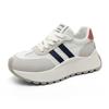 BN007 Women's Height-Boost Travel Shoes 2024: Versatile, Breathable, White, Thick-Soled, Wear-Resistant.