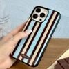 Zhitai iPhone 15 Hard Shell Case with Stripes, Compatible with iPhone 12 to 14/13 Pro & Huawei Mate 60.