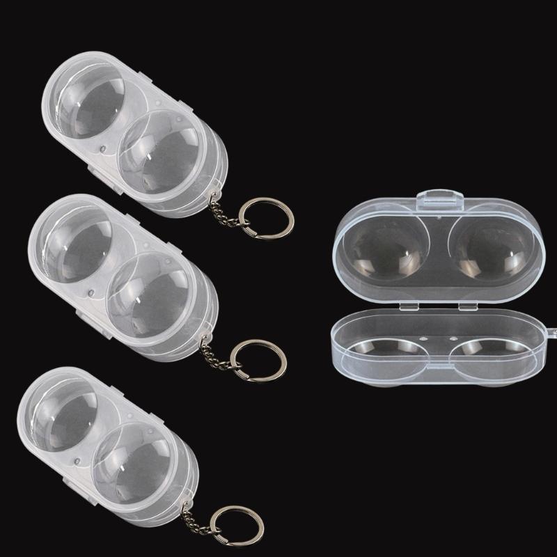 Tischtennisball Schutzhülle Hartplastik Bruchsicher Transparent Abdeckung Kompakt Tragbar Haken