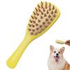1 Piece Pet Bath Brush, Soft Silicone Material, Pet Shampoo, Massage, Long Handle Cleaning Brush, Dry And Wet, For Cats And Dogs