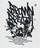 BROWNBREATH Bb Surfing Mess Tag Tee - White