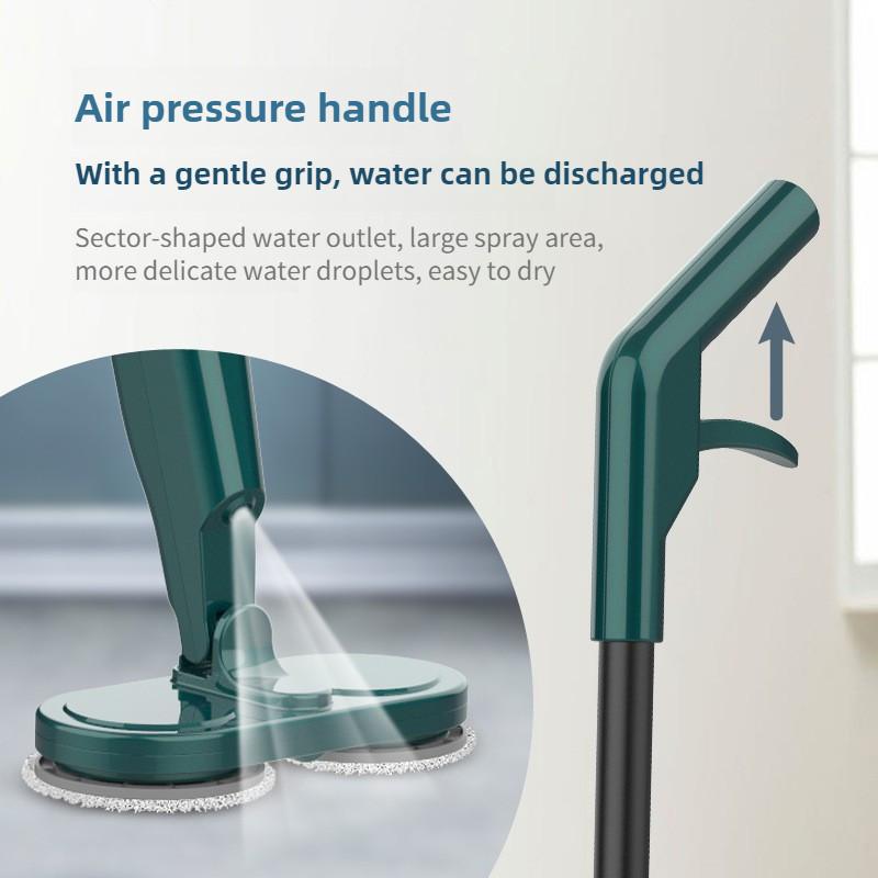 Haushalt Kabellos Kehren und Wischen All-in-One Maschine Rotierendes Bodenreinigungswerkzeug Handstaubsauger Wiederaufladbarer Elektrischer Mopp