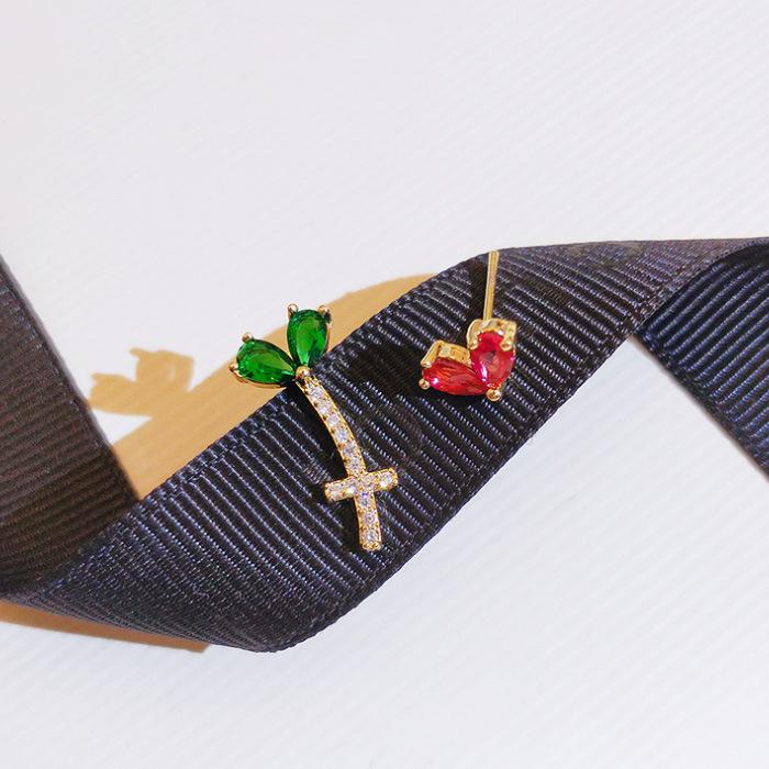 Tidal Asymmetry Without Earrings, Love Earrings, Earrings, Women S Small Fresh Stud Earrings, Crystal Earclips.