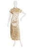 Clearstone Royal China Cosplay Halloween Cheongsam Kleid Lang S Gold Libelle/Gold Damen