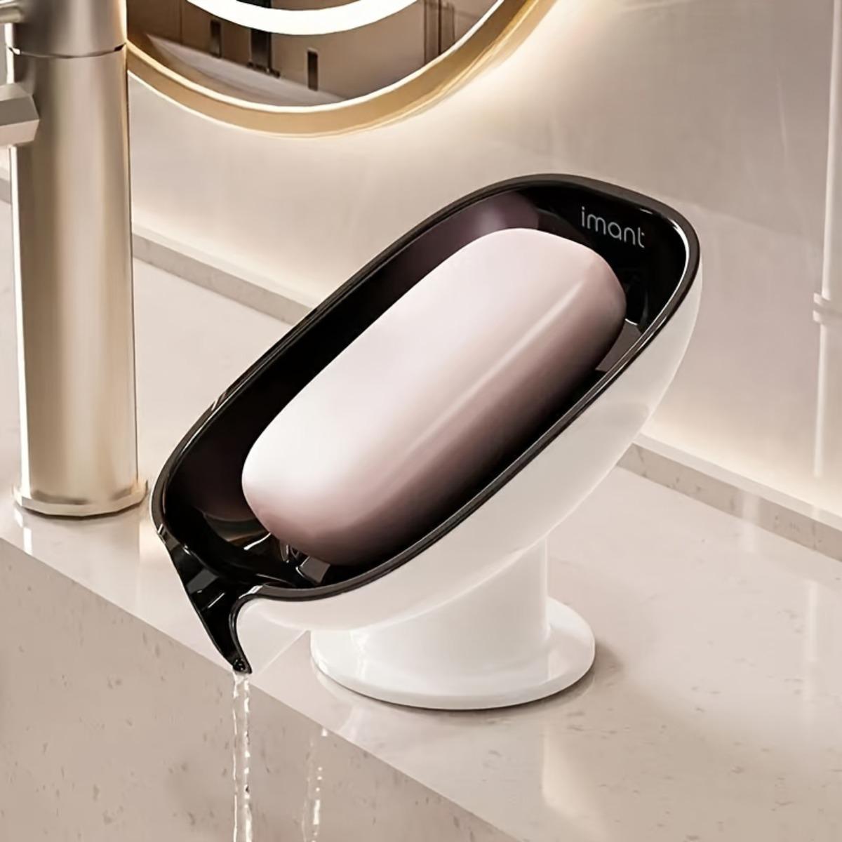 

3/1PCS Non Perforated Suction Cup Soap Box, Bathroom Drainage Soap Rack, Household Fragrance Soap Tray, Traceless Storage Box 1 PCS