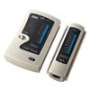 SANWA SUPPLY LAN Cable Tester, Checks Connections and Breaks, Compatible with UTP and STP Cables with RJ45 Connectors and Modular Cables with RJ-11 Co