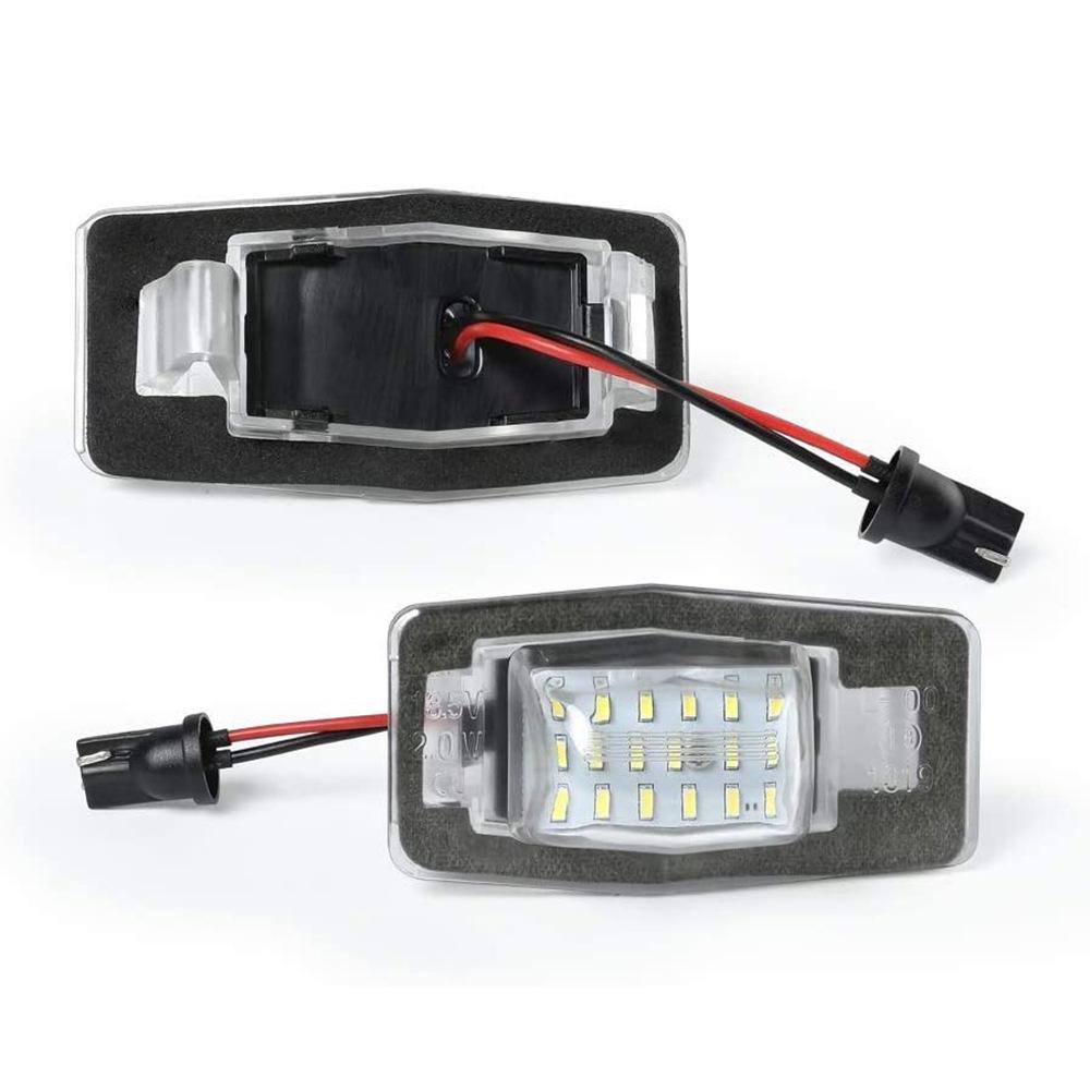 2x 18-LED Black License Plate Lights for Ford Escape/Kuga, Mercury, Mazdas MX-5/MPV