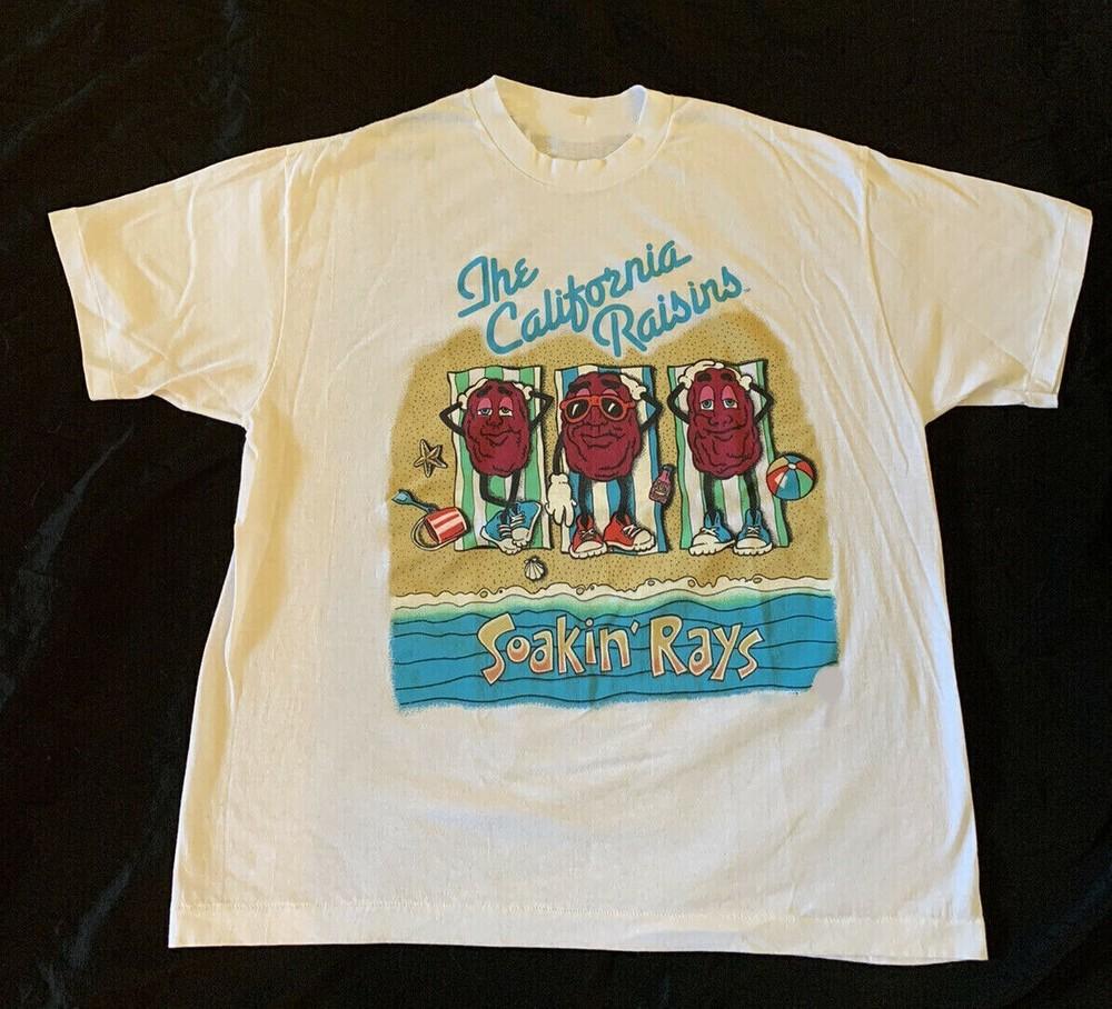 The California Raisins Soakin Rays Shirt Funny White Unisex S-2345XL Unisex T-Shirt XL