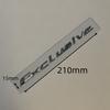 1pcs 10pcs ABS Badge Nameplate Symbol Decal Car for Exclusive Emblem Car Rear Trunk Tailgate Logo Letters Sticker
