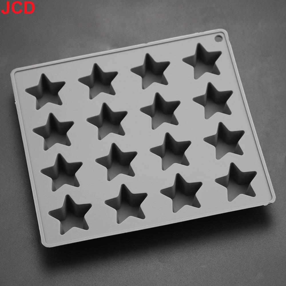 Silicone world 16 grid star ice grid Silicone Mold Ice Cube Tray DIY Chocolate Fondant Mould Pastry Jelly Cookies Baking Tools