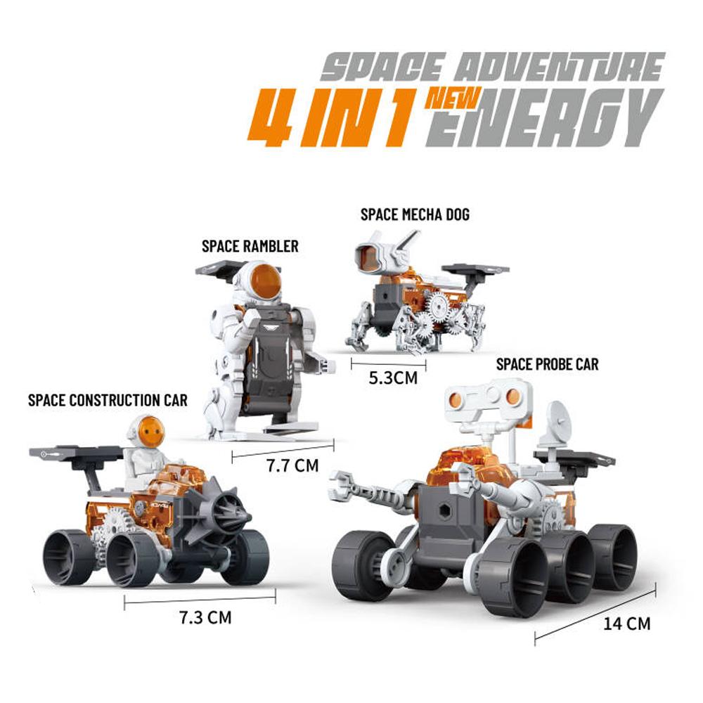 4в1 Stem Toys Космический робот Stem Building Toys Обучающие строительные блоки 138 шт — фото 5