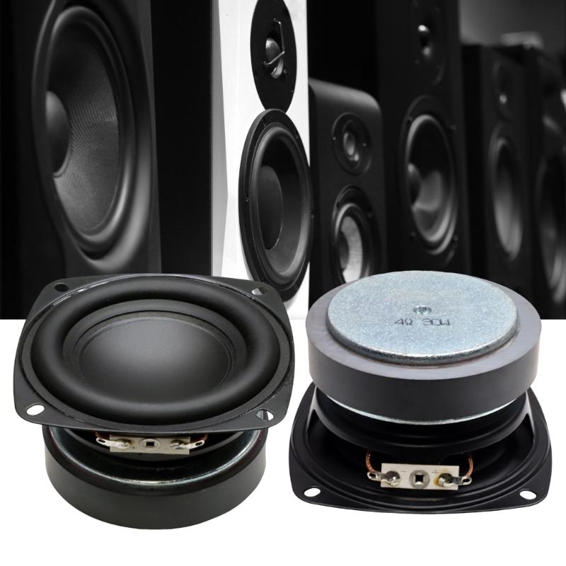 93mm 3.5Inch Bluetooth-compatible Speaker With 30W Powerful Bass Metal Design For Home Theater Outdoor Party
