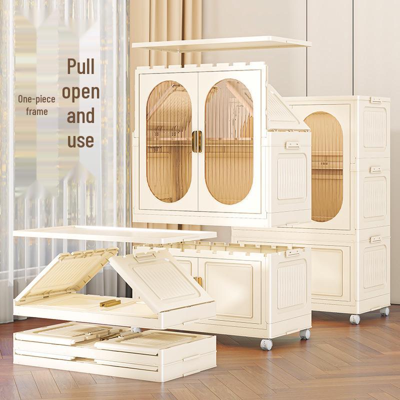Foldable Wardrobe & Storage Organizer for Baby Clothes, Snacks, Toys, and More