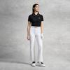 Fila Golf Series Simple Classic Sports Casual Comfortable Knitted Short Sleeve Polo Shirt Women Tops Deep-Black A11W625112FBK