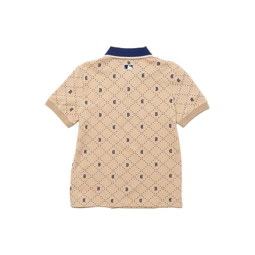 New MLB Polo Shirts Women's Khaki 3FPQM0633-43SAL