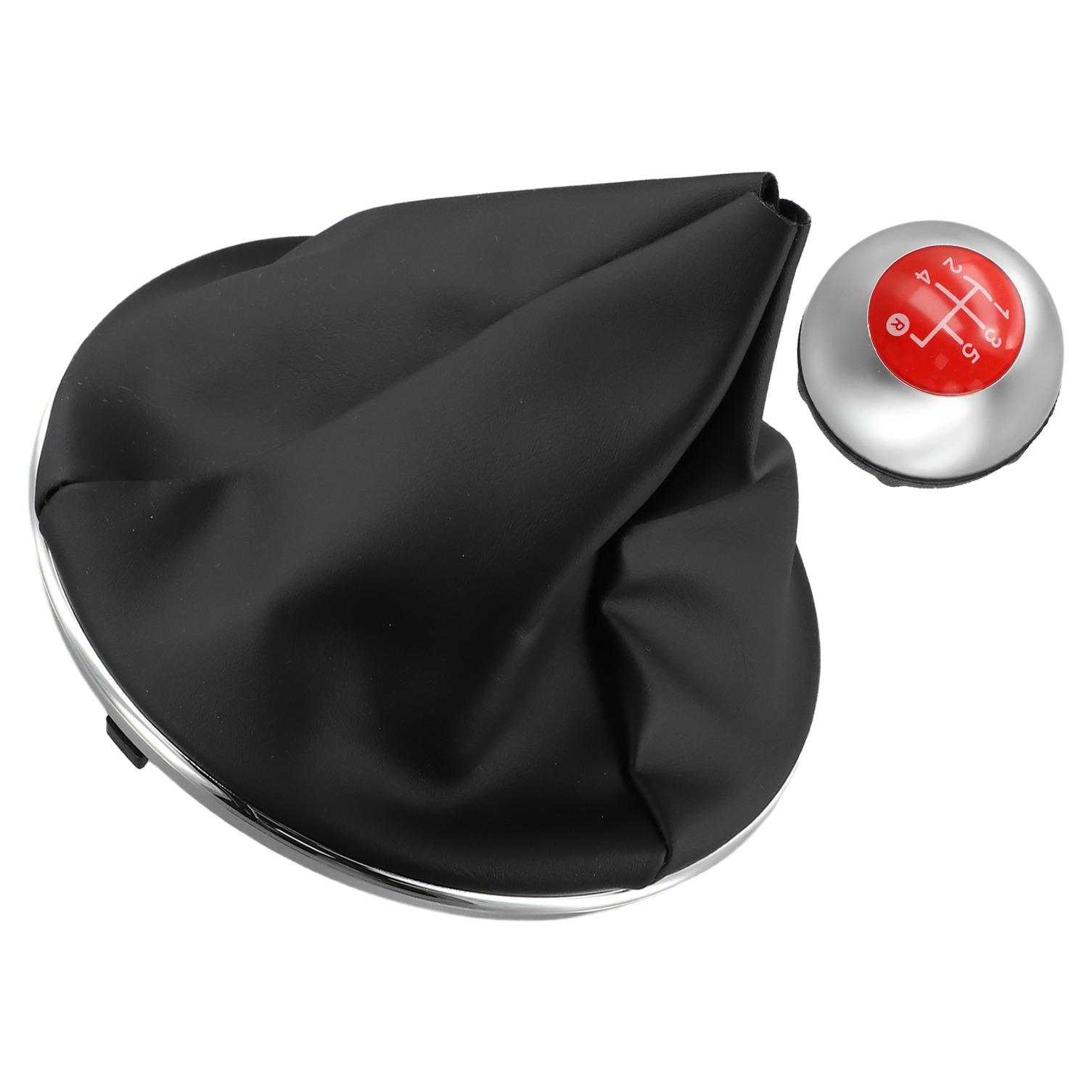 

For Fiat 500 Gear Shifter Knob Set 5 6 Speed Direct Replacement Designed for Compatibility with 2012 2018 Models