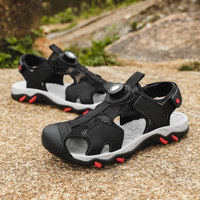 Fashion Hollow Out Summer Shoes All-match Soft Sandles Outdoor Breathable Comfort Slip On Wading Aqua Flats Handmade Casual Men Sandals