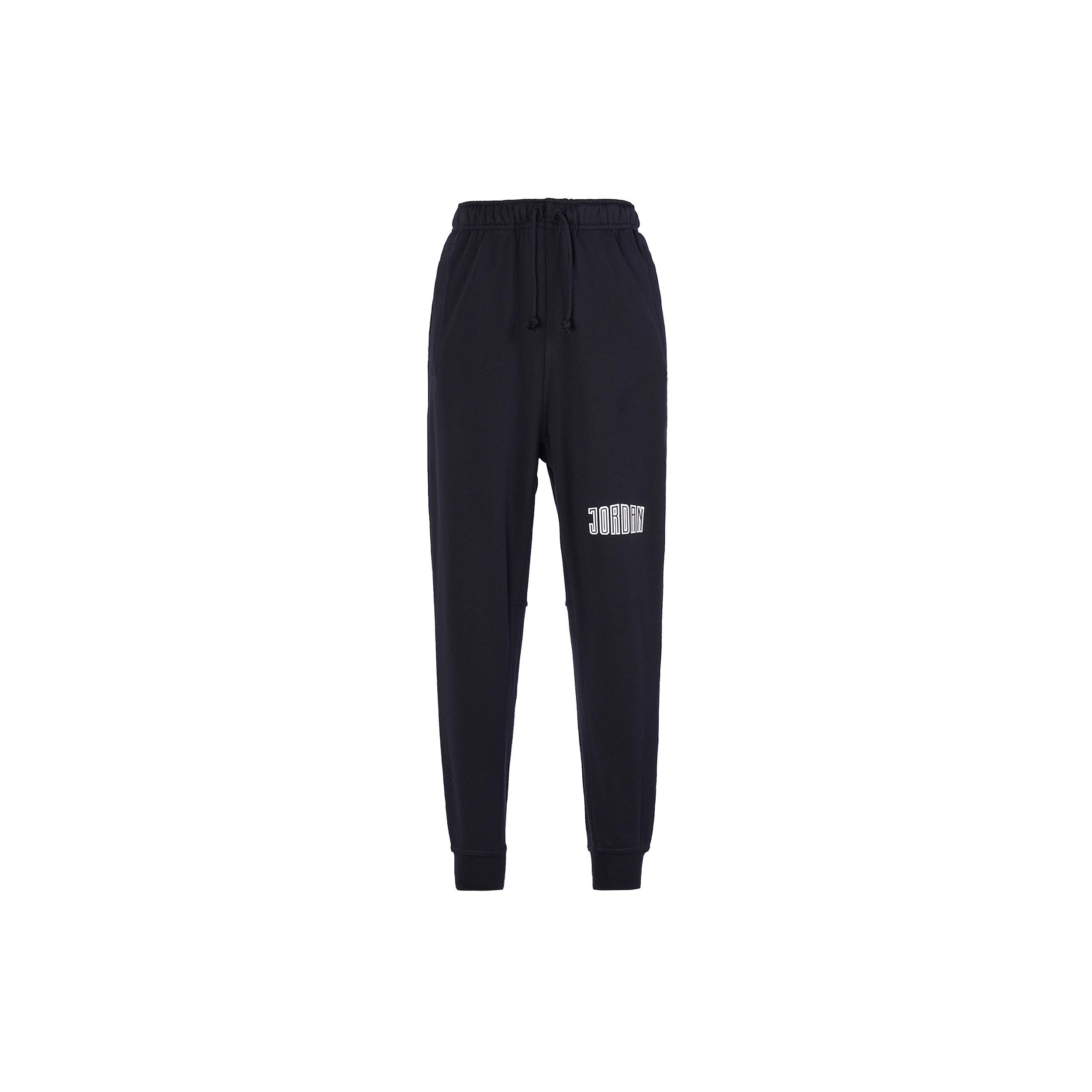 Air Jordan J Sprt Dna Hbr Flc Pant Leisure Sports Knit Trousers Men s Black Men s DM3232-010 L