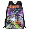 NARUTO Anime Kids Mochila Backpack,With Adjustable Shoulder Strap & Front Pocket,Lightweight & Durable,for Boys & Girls Age 5-10