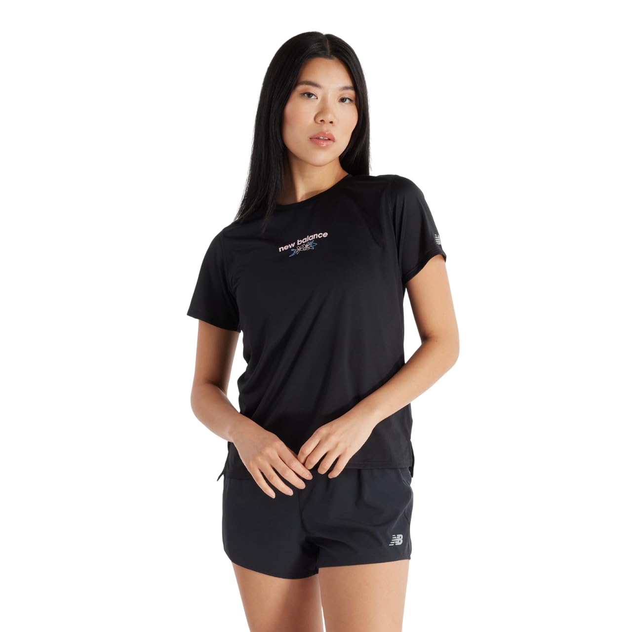 

Футболка с коротким рукавом New Balance AWT5103Y Special Edition с принтом, черная (AWT5103Y) Женский