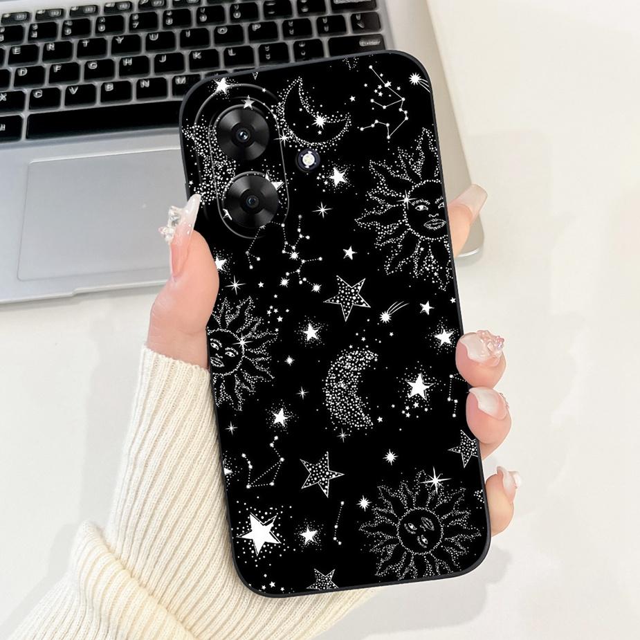 For Realme Note 60 Case RMX3933 Cool Machine Fashion Painted Cover Soft TPU Phone Case For Realme Note 60X Note60 Narzo N61 Bags