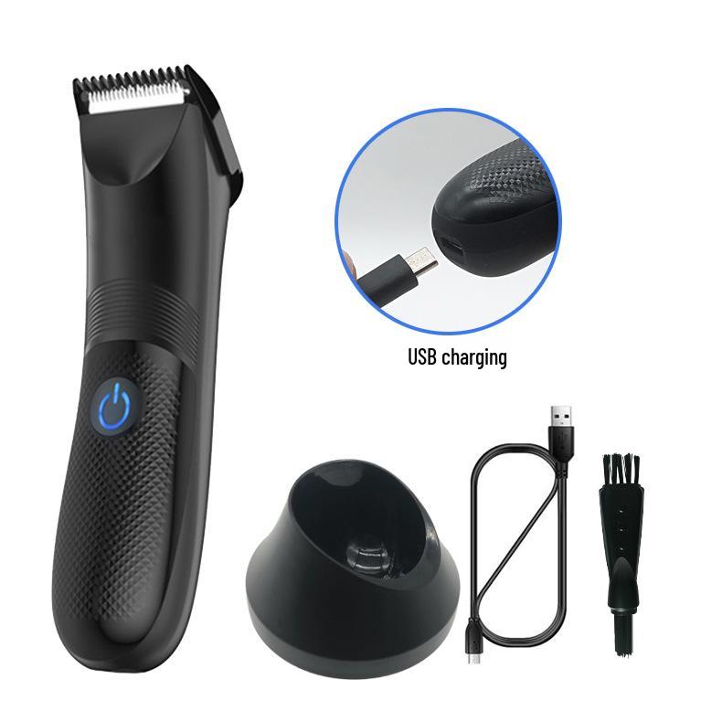 Men's Electric Body Hair Trimmer for Chest, Legs, and Private Parts