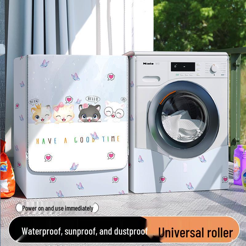 Waterproof Sunproof Cover for 10kg Fully Automatic Washing Machines