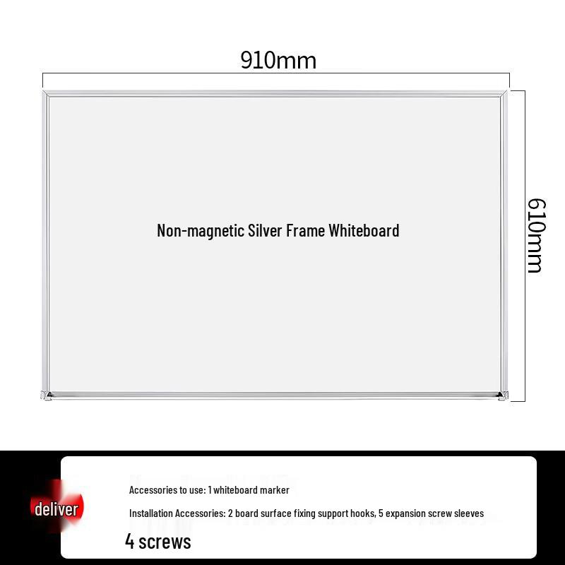 Deli Wall-Mounted Whiteboard