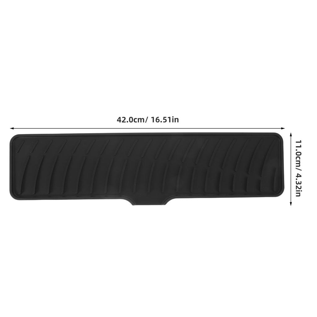 Counter Tray Countertop Drainage Mats Kitchen Draining Pad Sink Drainer Sponge Drainage Mats Holder Silicone For Bathroom
