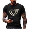 Summer Men's Popular T-shirt Printed Round Neck Short Sleeve T-shirt