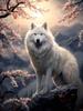 5D Wolf Diamond Painting Art New Collection Moon Mountain Mosaic Art Rhinestone Embroidery Animals Decor