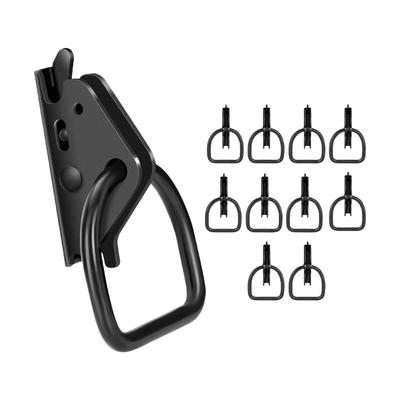 10/20pcs Easy Installation Anchors for Secure Motorcycle Bikes In Trailer Pickups Truck E Track D Rings Tie Down Anchors