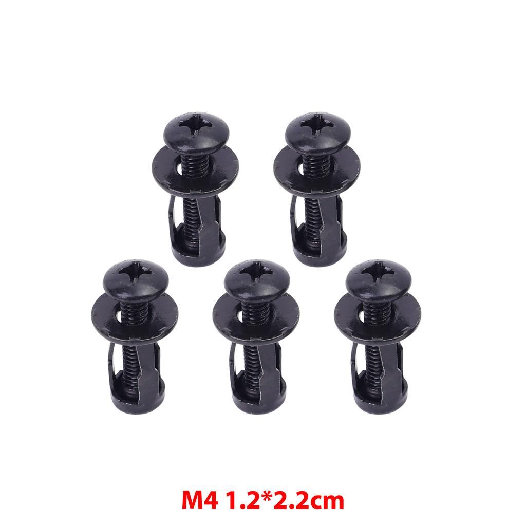 30-5pcs Expansion Screws for Car Licence Plate Fixing Nuts Metal Rivet Panel License Plate Clamp Lock Jack Nuts M4 M5 M6