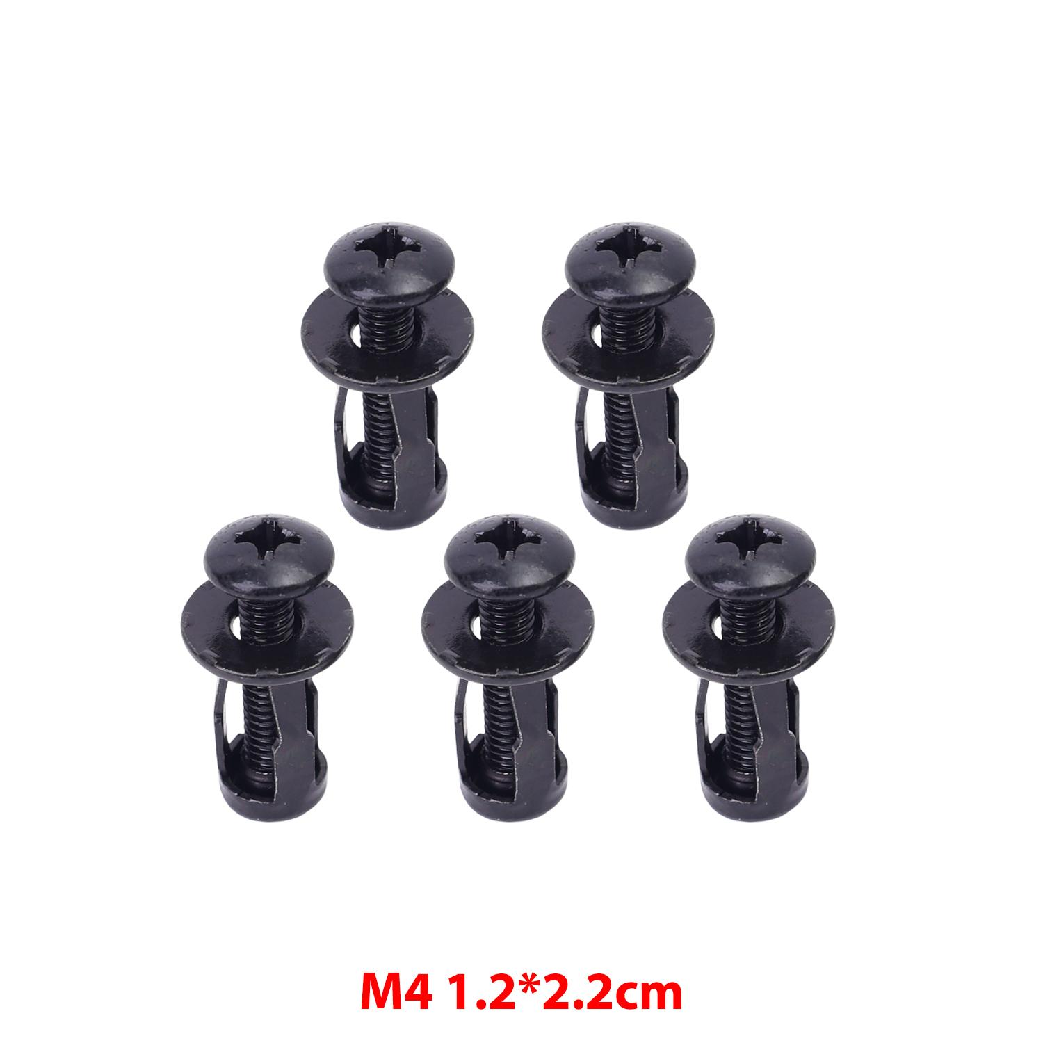 

30-5pcs Expansion Screws for Car Licence Plate Fixing Nuts Metal Rivet Panel License Plate Clamp Lock Jack Nuts M4 M5 M6 5PCS