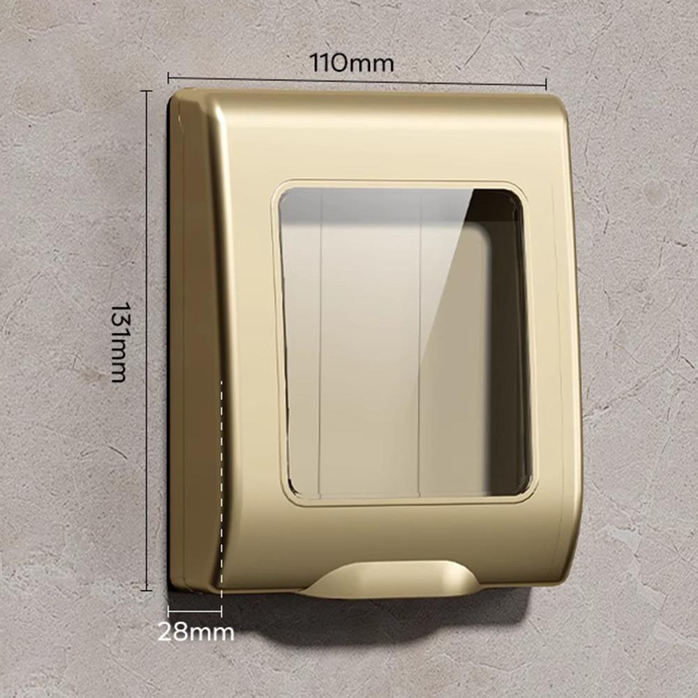 

86 Type Electric Plug Cover Transparent Socket Protector Durable Switch Waterproof Cover for Home Gold/S