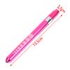 Portable Medical Led Penlight With Pupil Gauge Ruler With Battery Mini Flashlight White+Yellow Light For Doctor Nurse Diagnosis