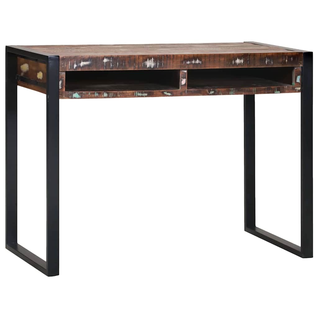 Makeup Table Multicolored 100 x 50 x 75 cm Solid Reclaimed Wood