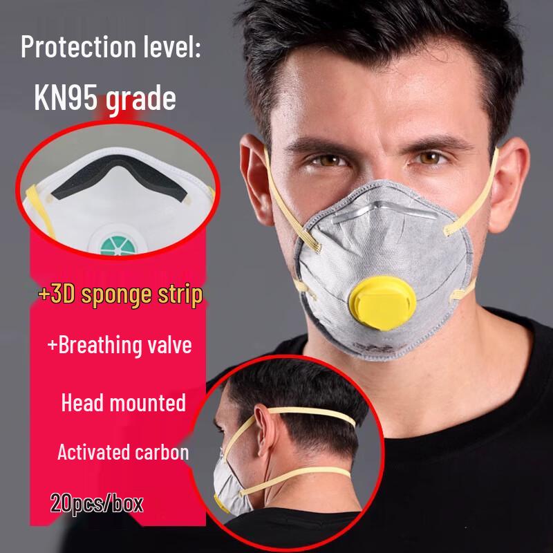 Xuanyong KN95 Activated Carbon Respirator with Valve