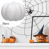 20Pcs White Foam Pumpkins Polystyrene Props Kids Gift Artificial Fake DIY Arts