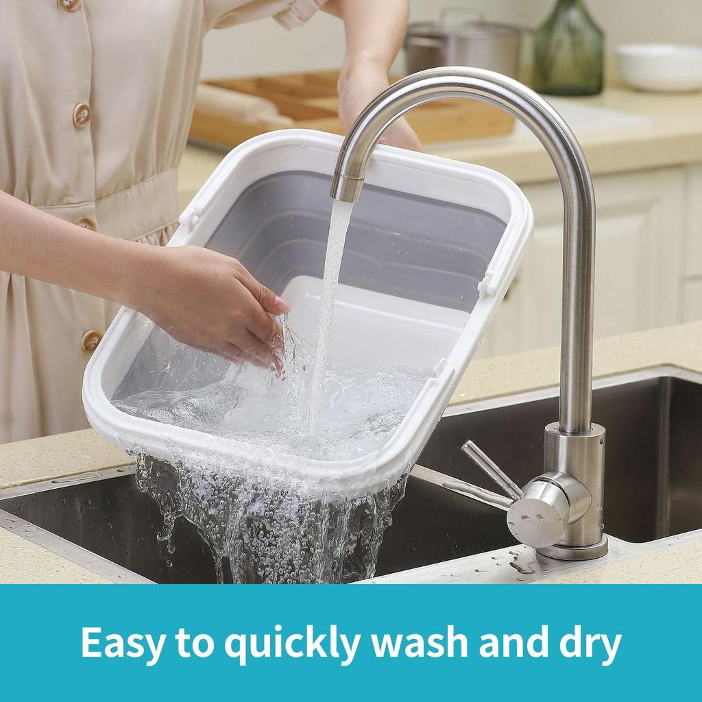 Foot Wash For Pool Foot Rinse Tub For Pool Foldable Non-Slip Bucket For Soaking Ground Shower Washing Deck Beach Outdoor