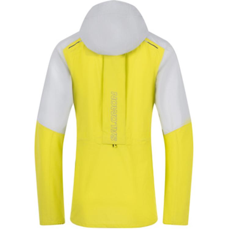 SALOMON Color Block Letter Print Comfortable Fashion Versatile Jacket Unisex Jacket Yellow-Green Roland-Gray LC2175700