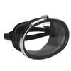 Free Diving Goggles HD Tempered Glass PVC Oval Shape Anti Fog Single Lens Scuba Goggles for
